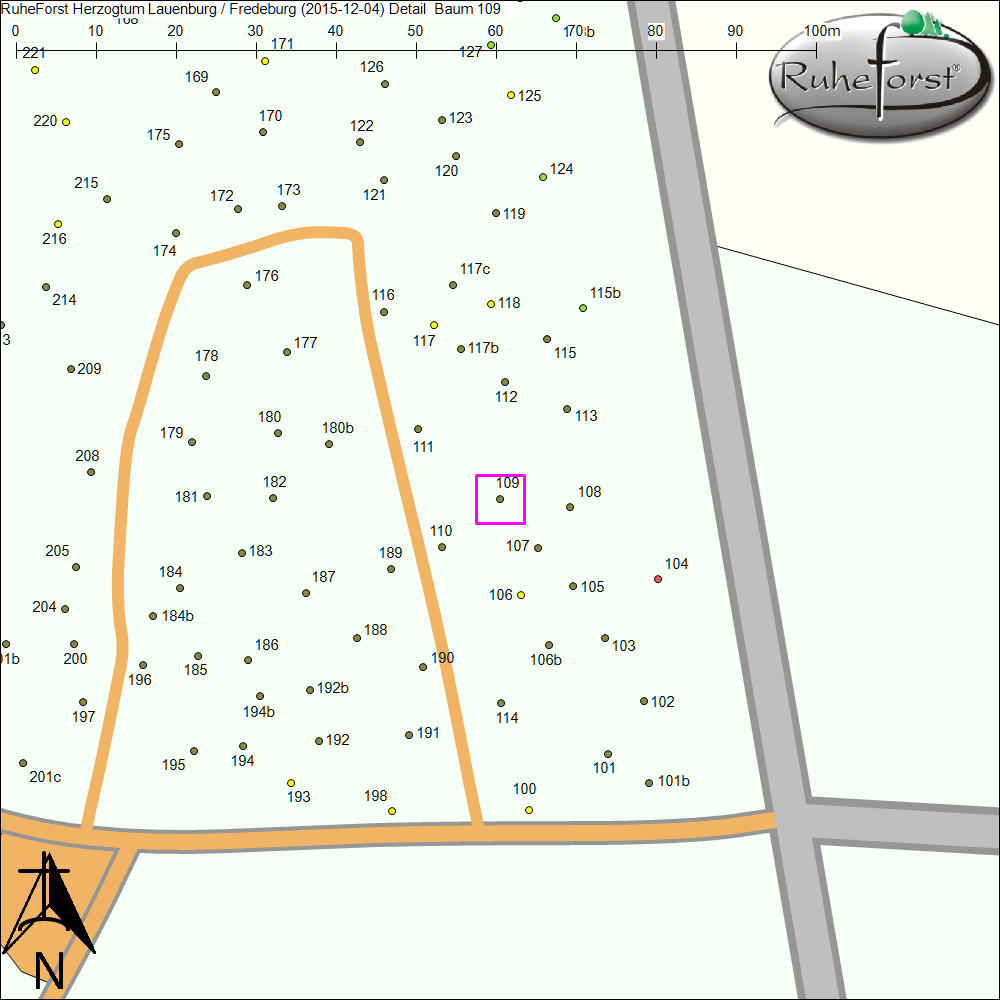 Detailkarte zu Baum 109