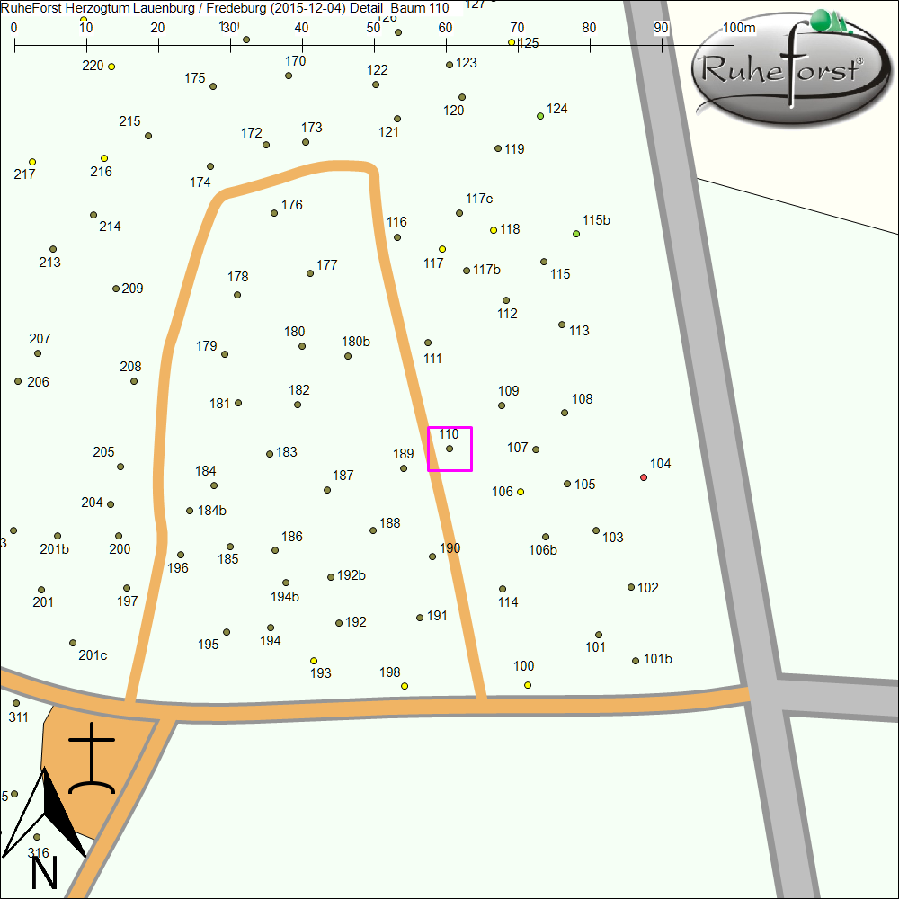Detailkarte zu Baum 110