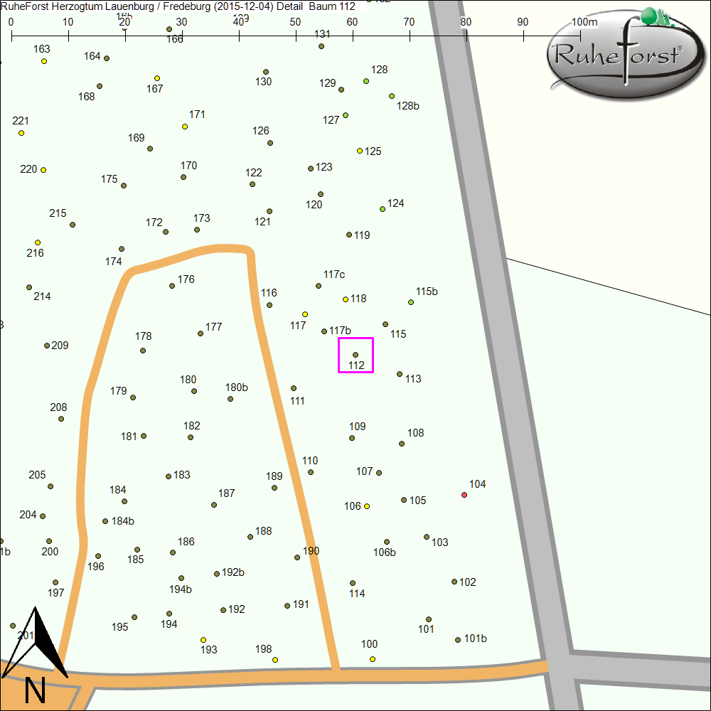 Detailkarte zu Baum 112