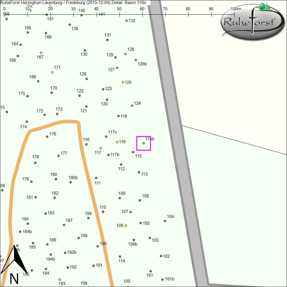 Detailkarte zu Baum 115b