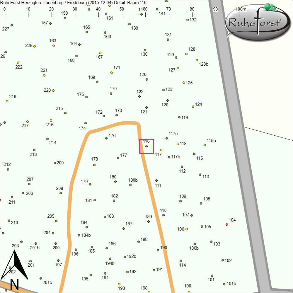 Detailkarte zu Baum 116
