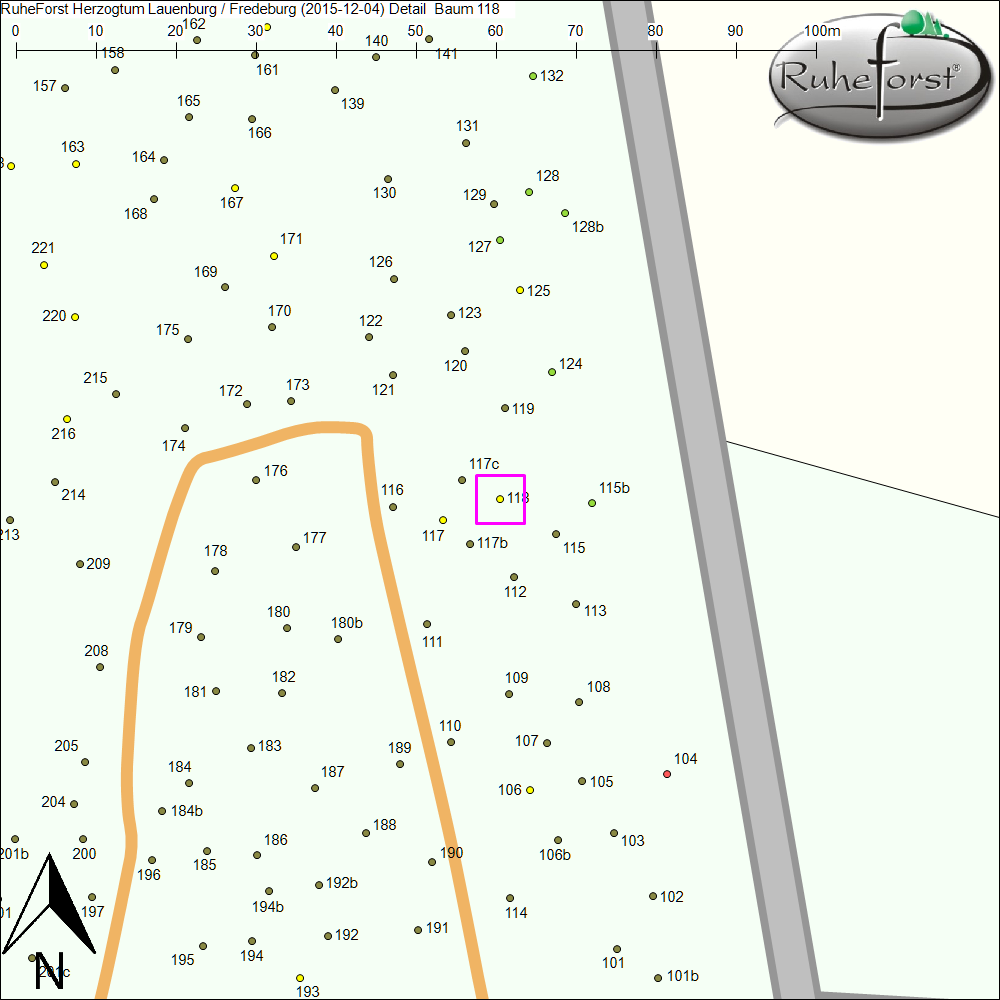 Detailkarte zu Baum 118