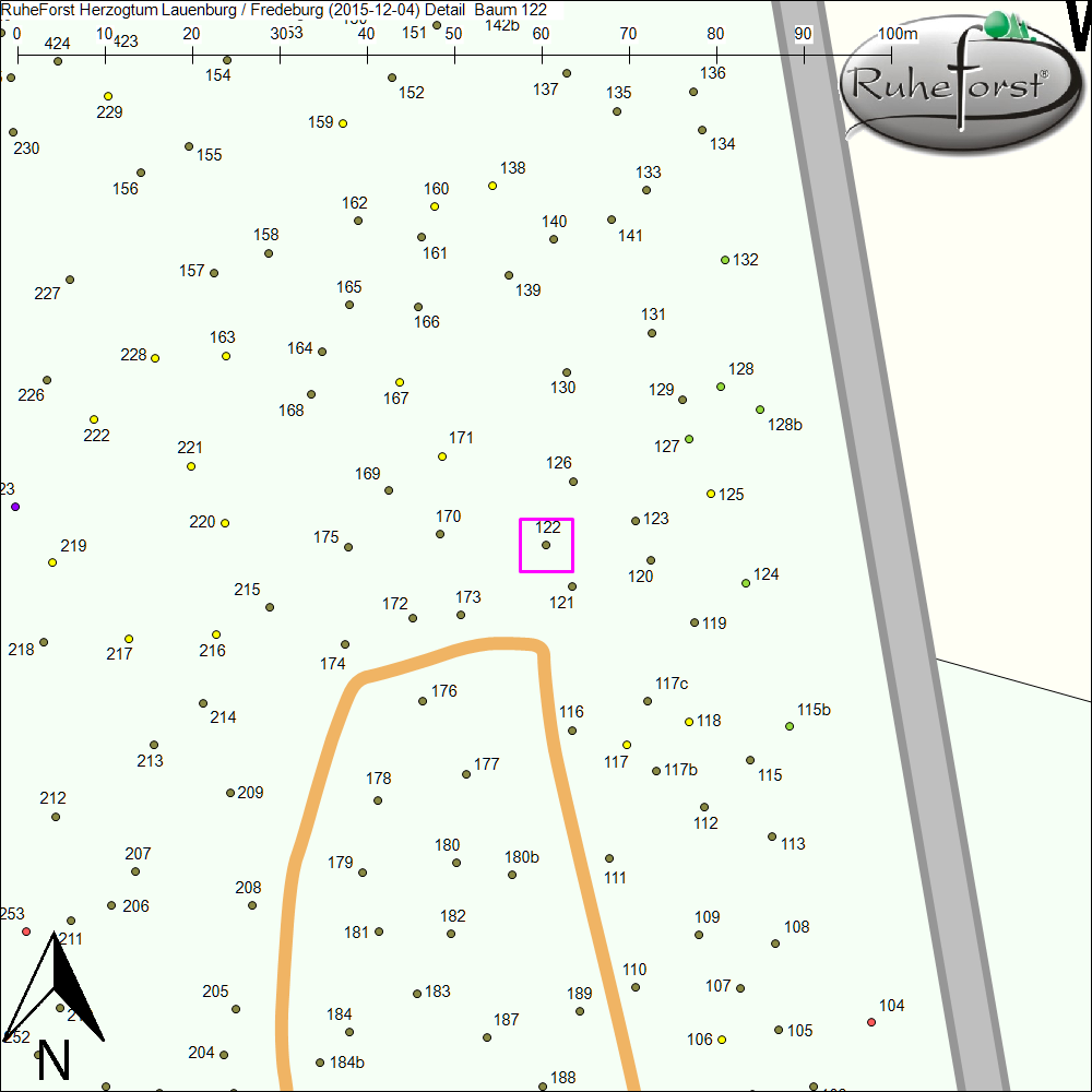 Detailkarte zu Baum 122