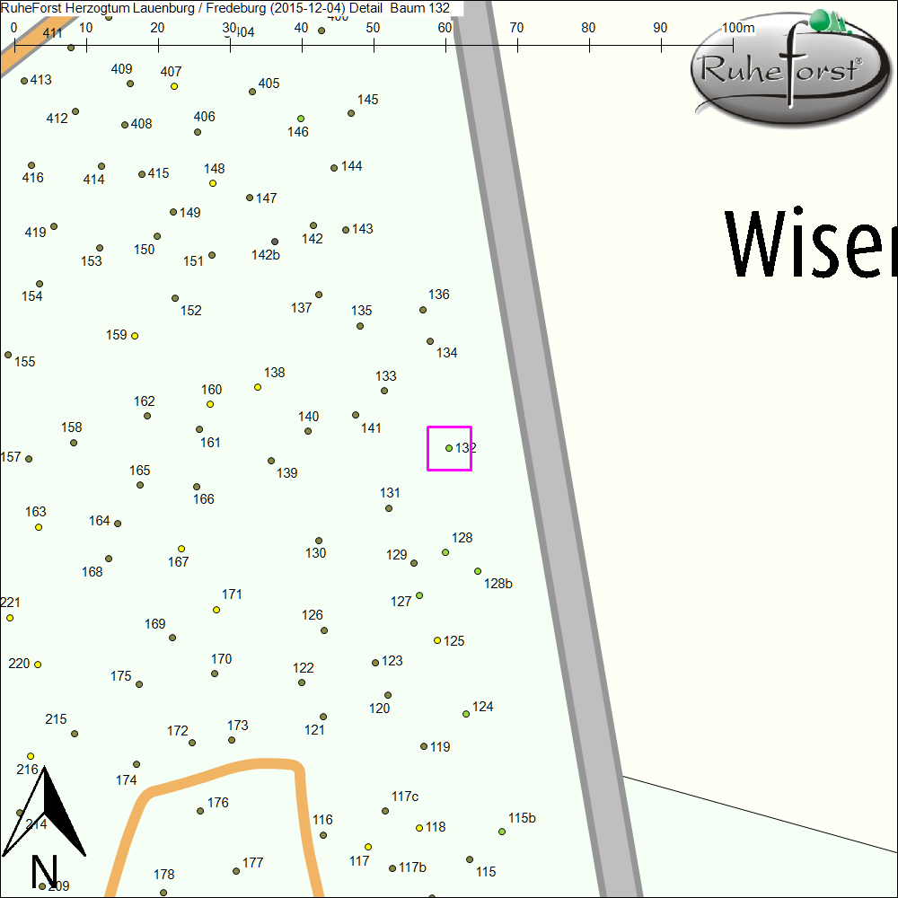 Detailkarte zu Baum 132