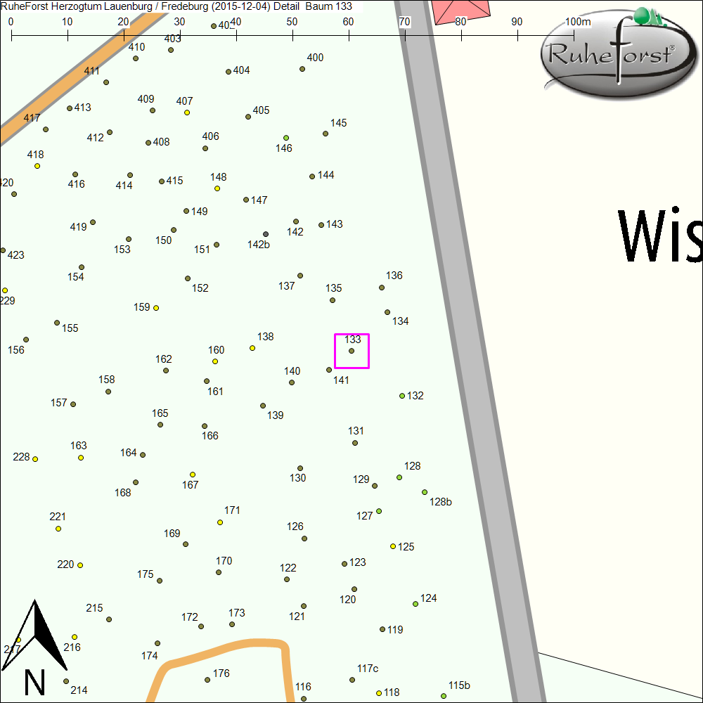 Detailkarte zu Baum 133