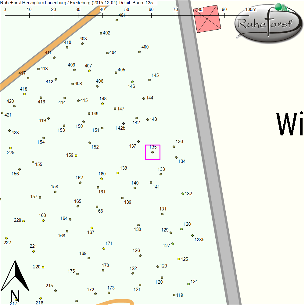 Detailkarte zu Baum 135