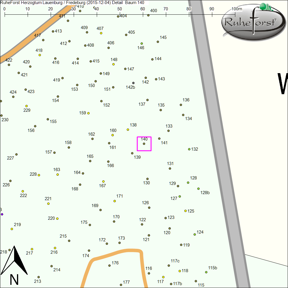 Detailkarte zu Baum 140