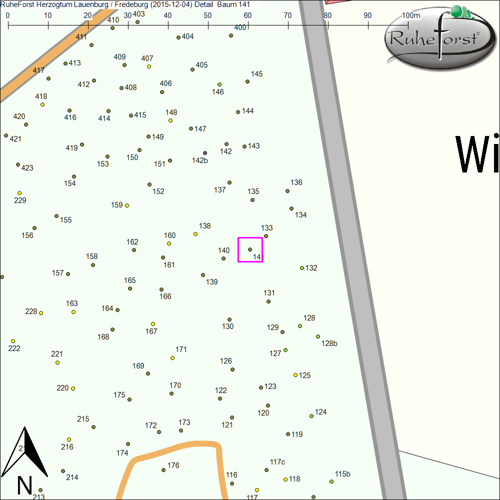 Detailkarte zu Baum 141