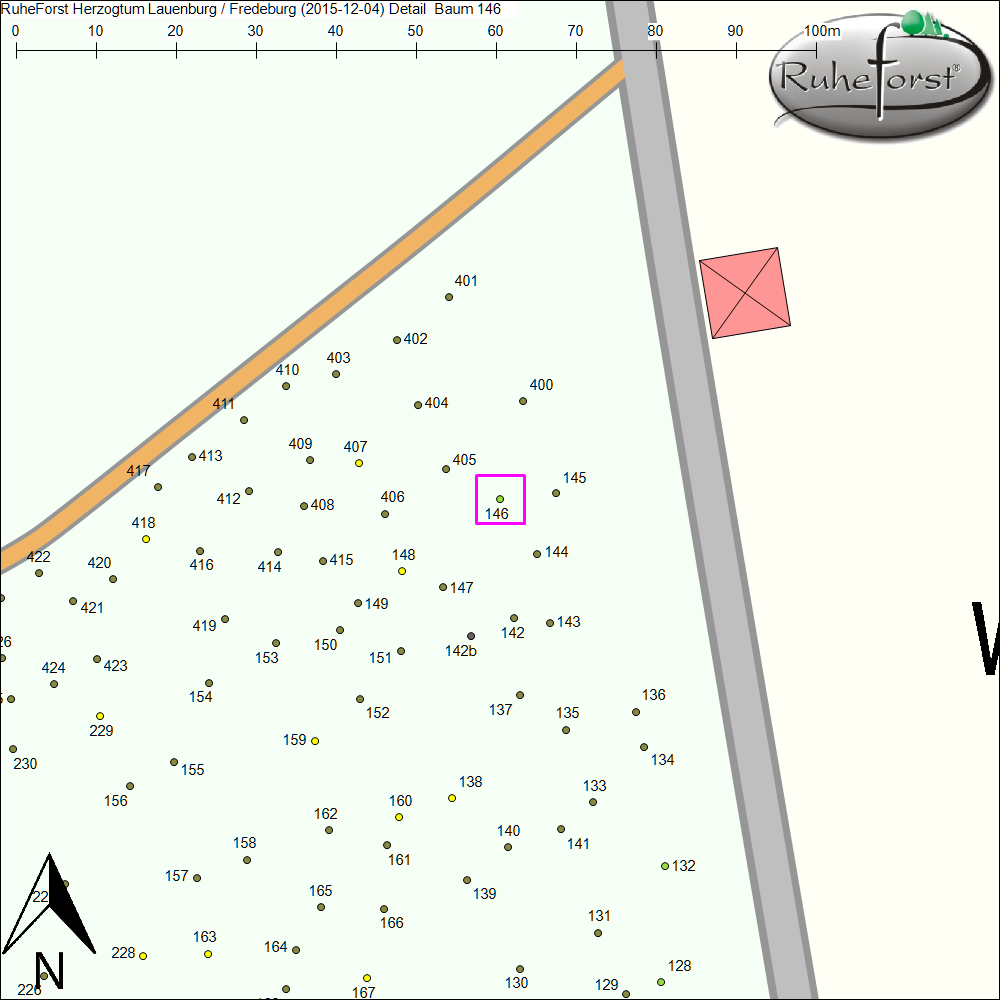 Detailkarte zu Baum 146