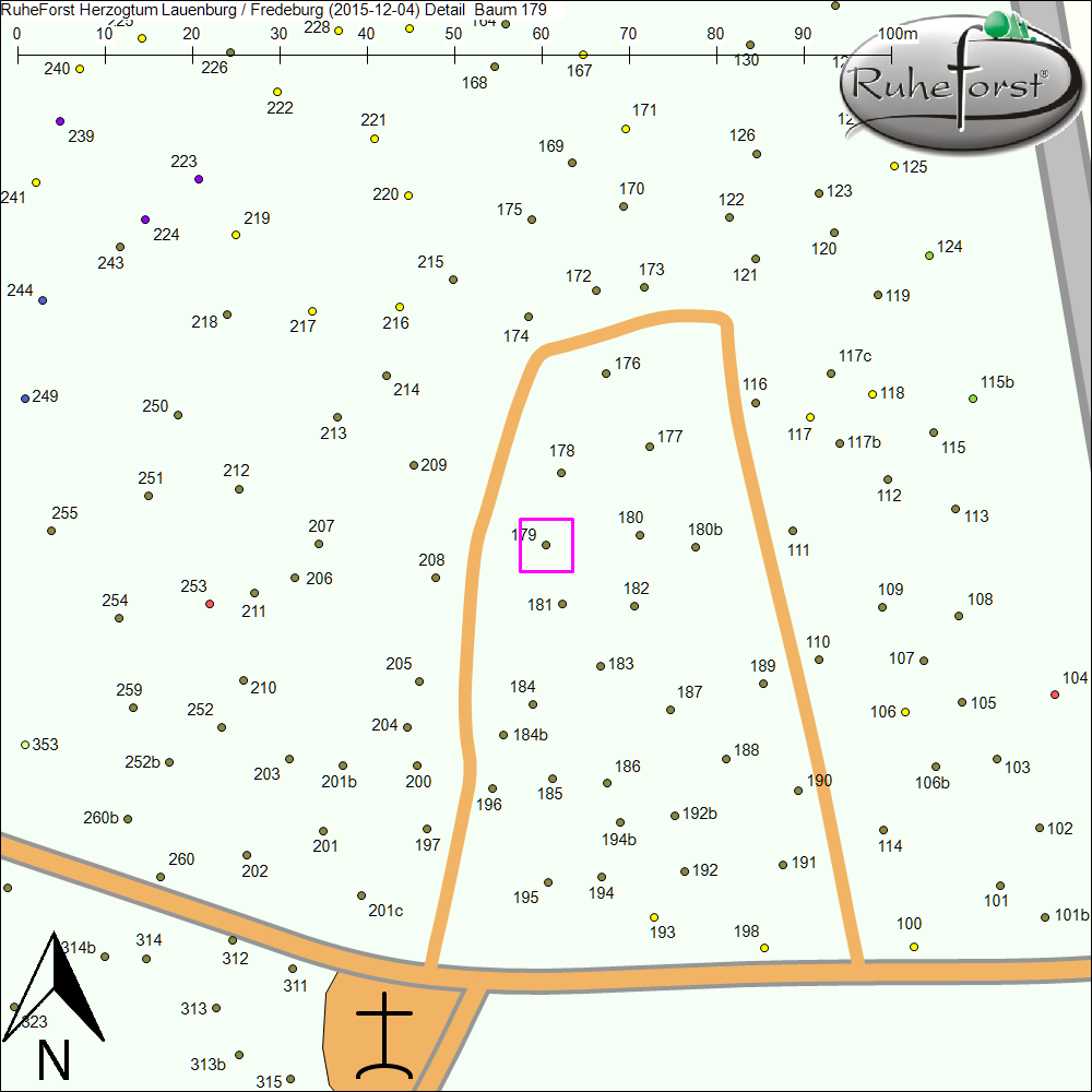 Detailkarte zu Baum 179