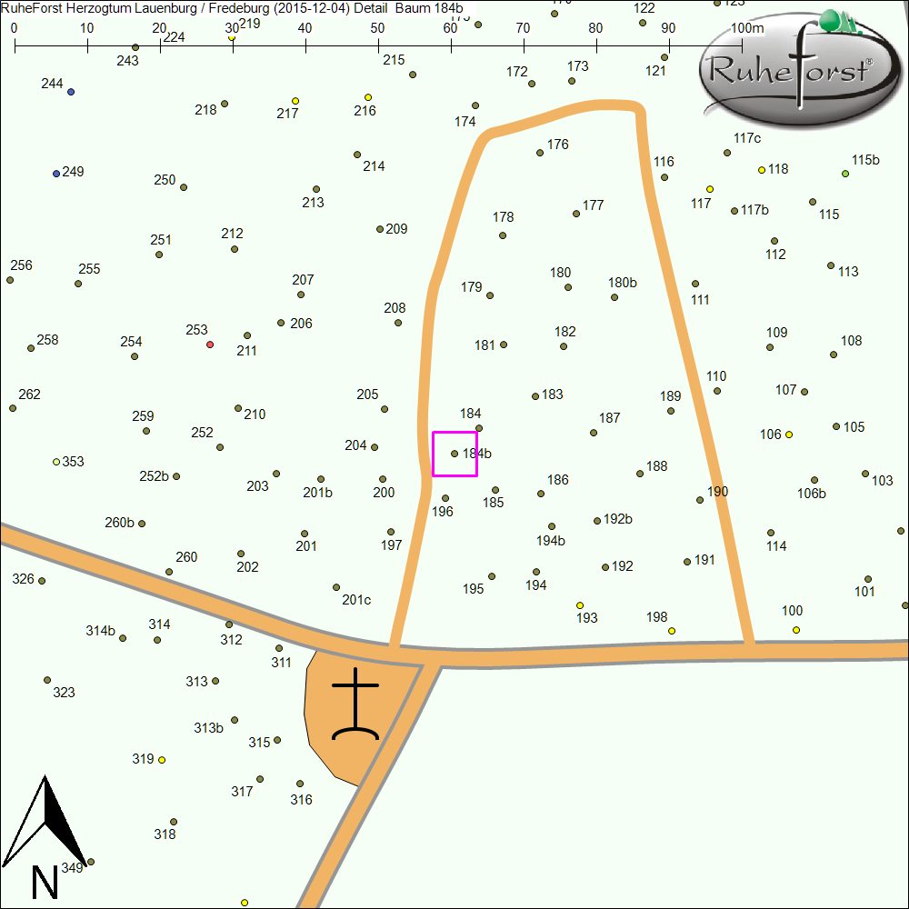 Detailkarte zu Baum 184b