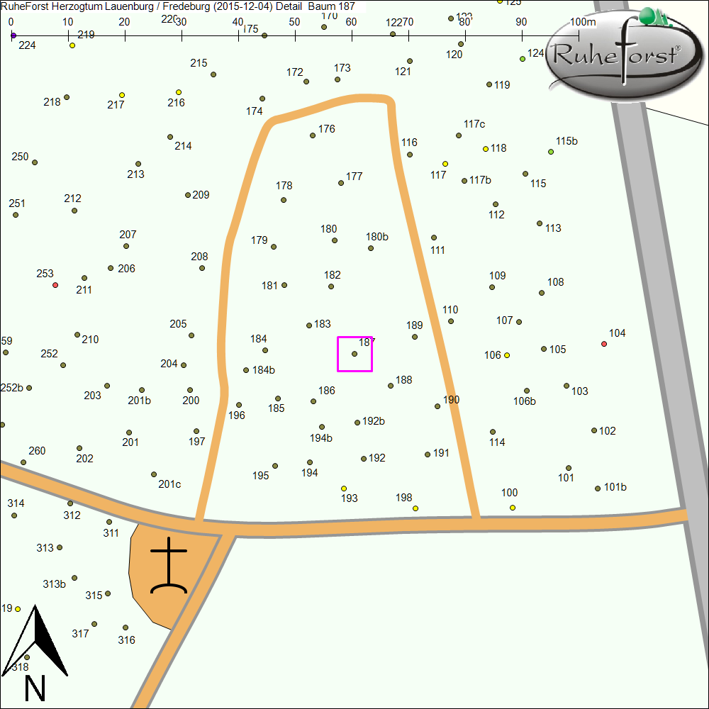 Detailkarte zu Baum 187