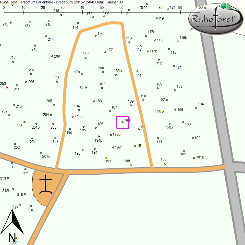 Detailkarte zu Baum 188