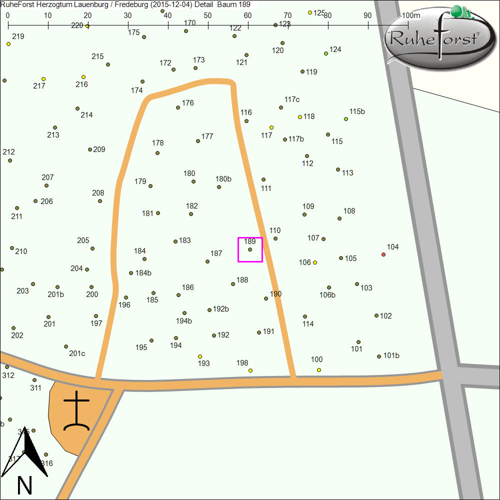 Detailkarte zu Baum 189