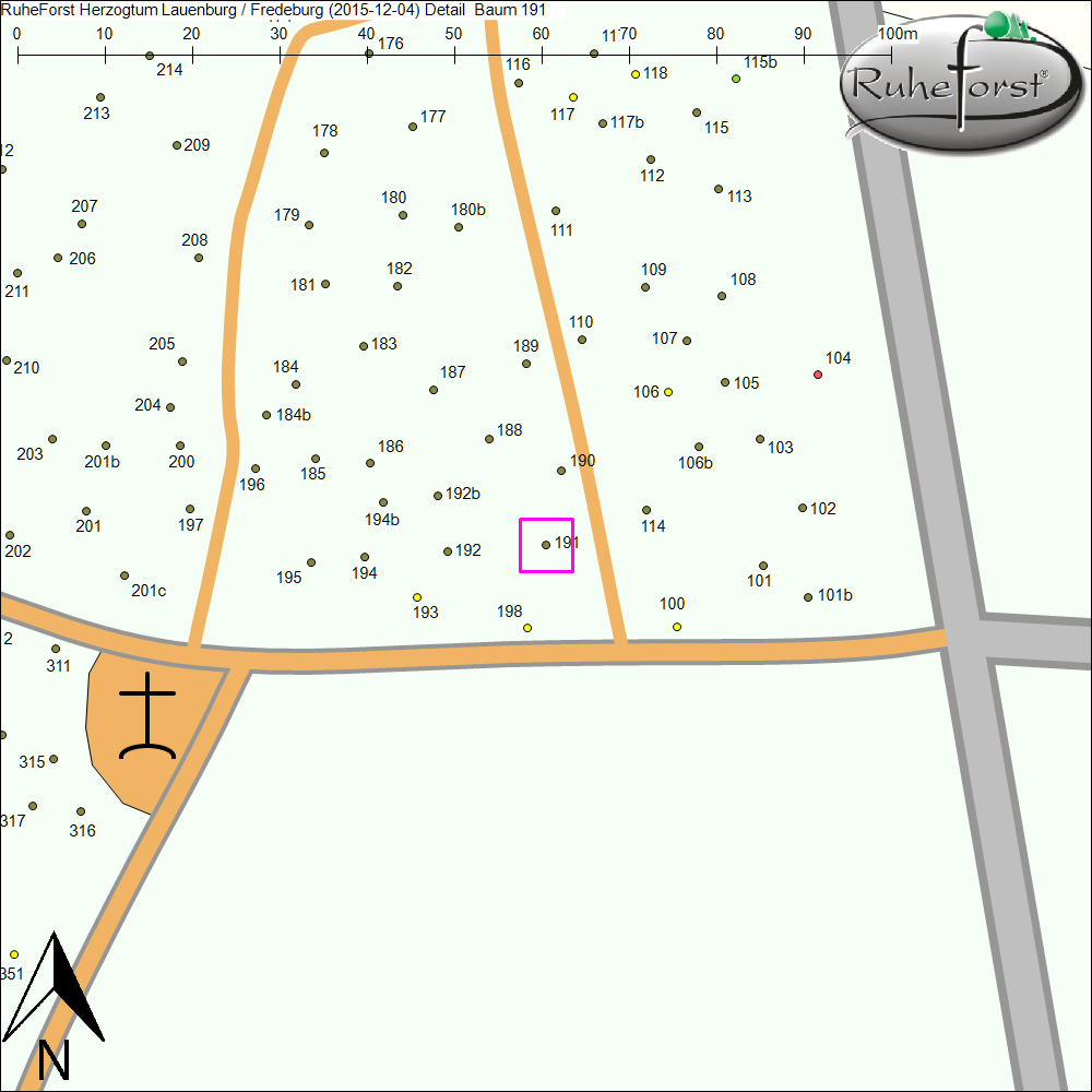 Detailkarte zu Baum 191