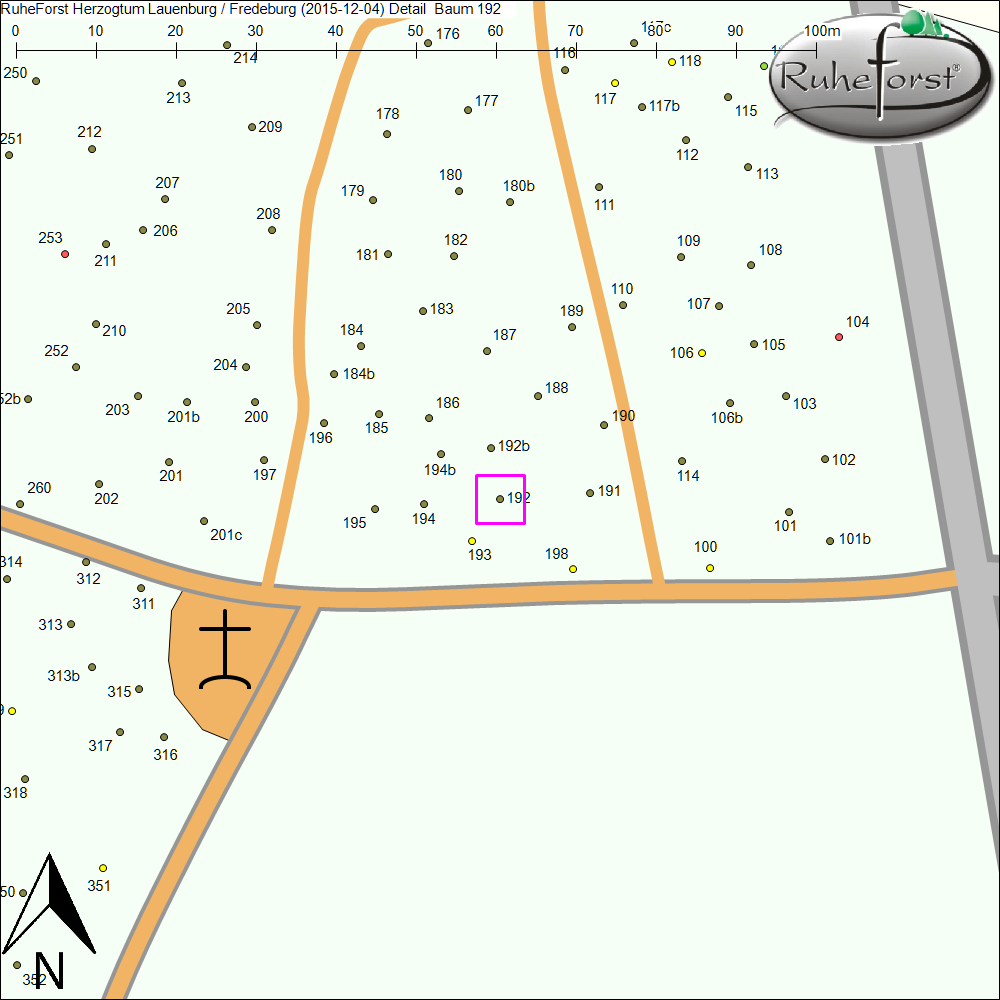 Detailkarte zu Baum 192