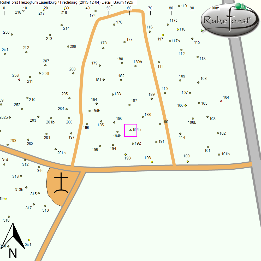 Detailkarte zu Baum 192b