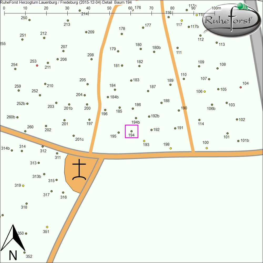 Detailkarte zu Baum 194