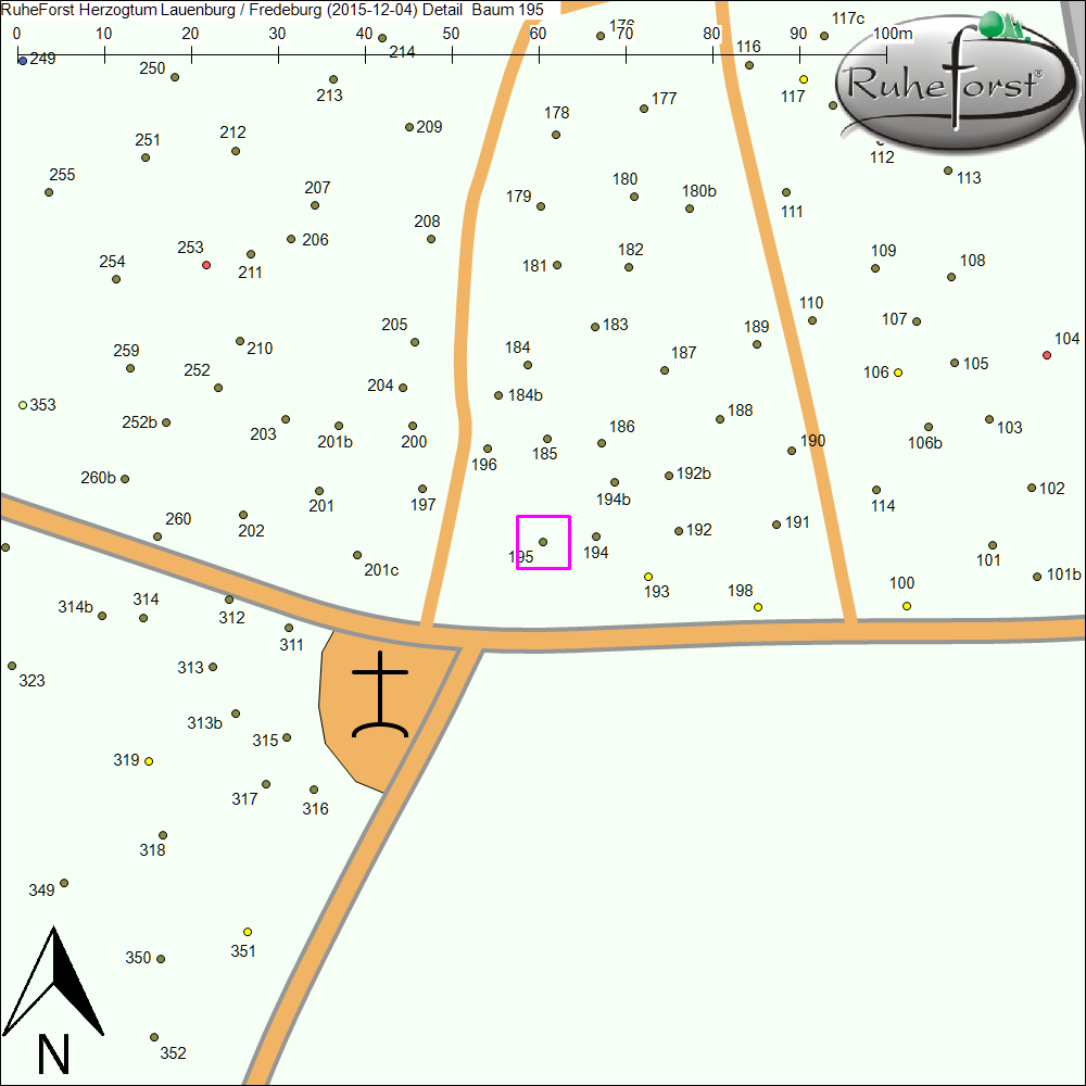 Detailkarte zu Baum 195