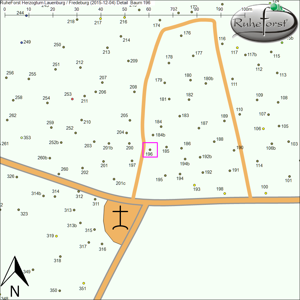Detailkarte zu Baum 196