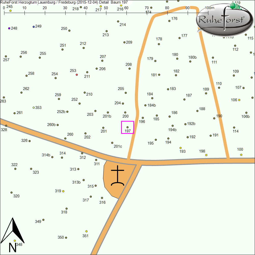 Detailkarte zu Baum 197