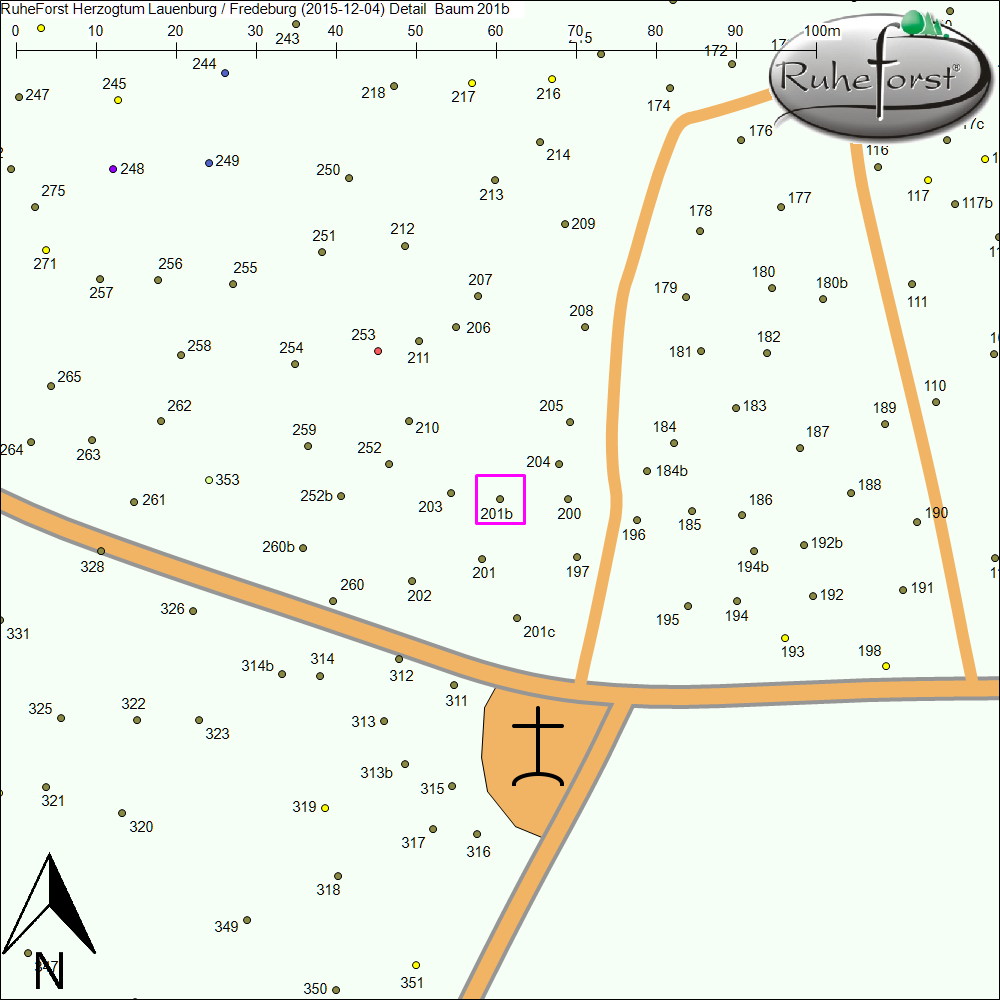Detailkarte zu Baum 201b