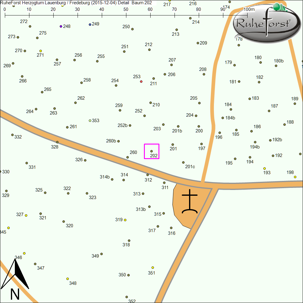 Detailkarte zu Baum 202