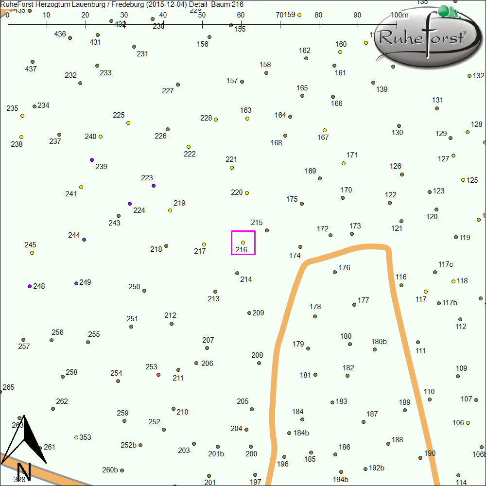 Detailkarte zu Baum 216