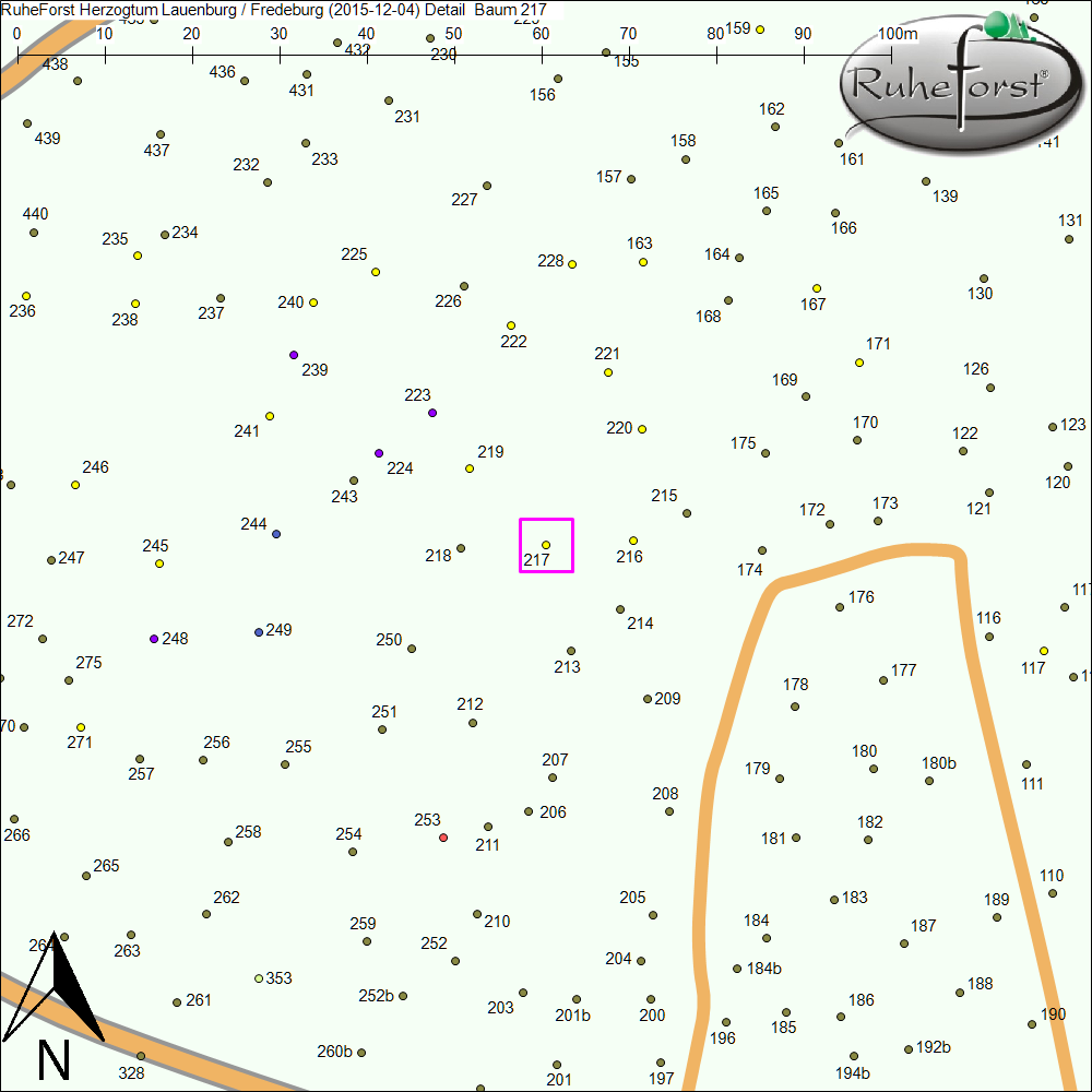 Detailkarte zu Baum 217