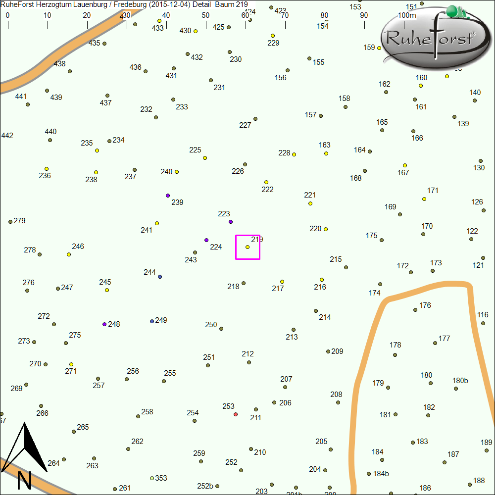 Detailkarte zu Baum 219