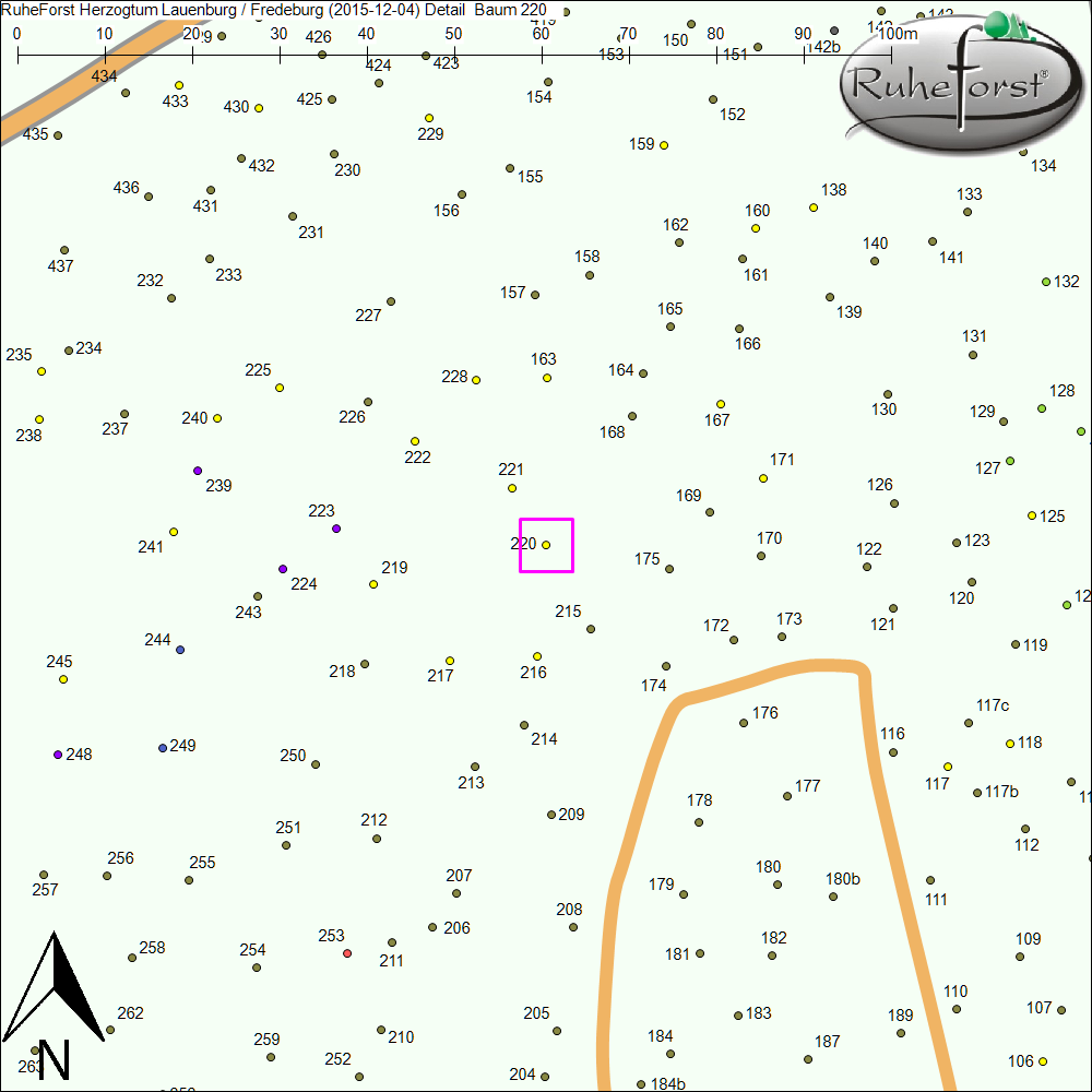 Detailkarte zu Baum 220