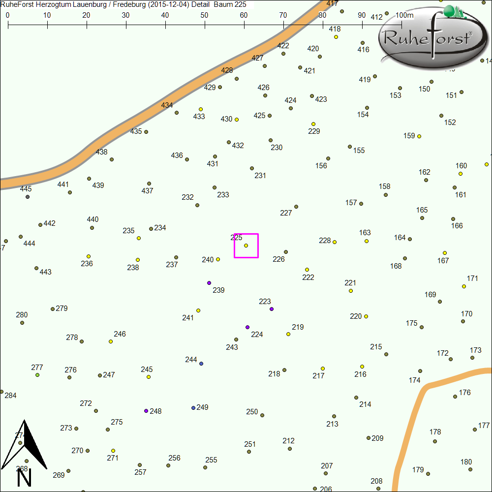 Detailkarte zu Baum 225