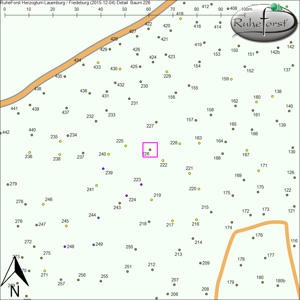 Detailkarte zu Baum 226