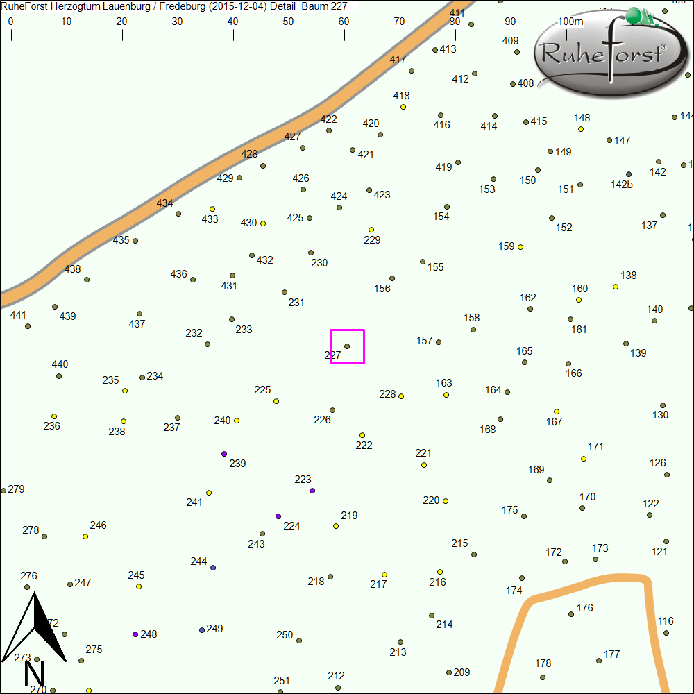 Detailkarte zu Baum 227