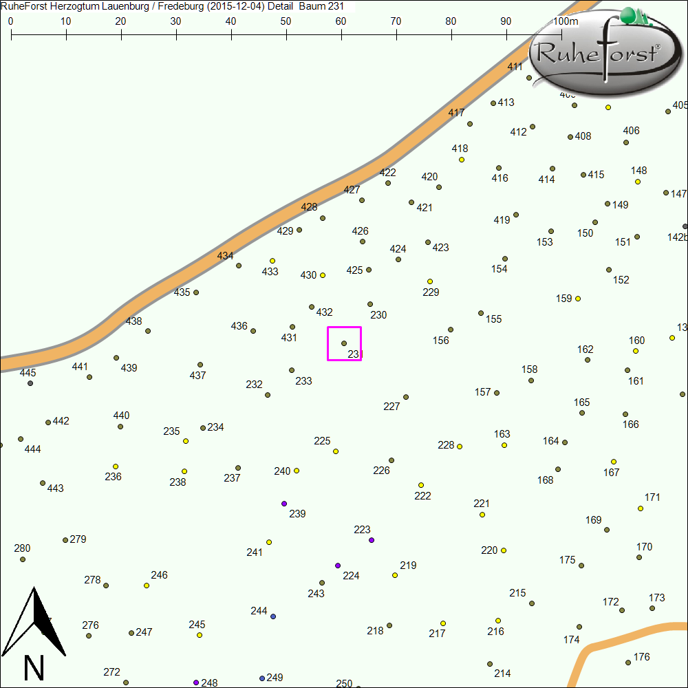 Detailkarte zu Baum 231
