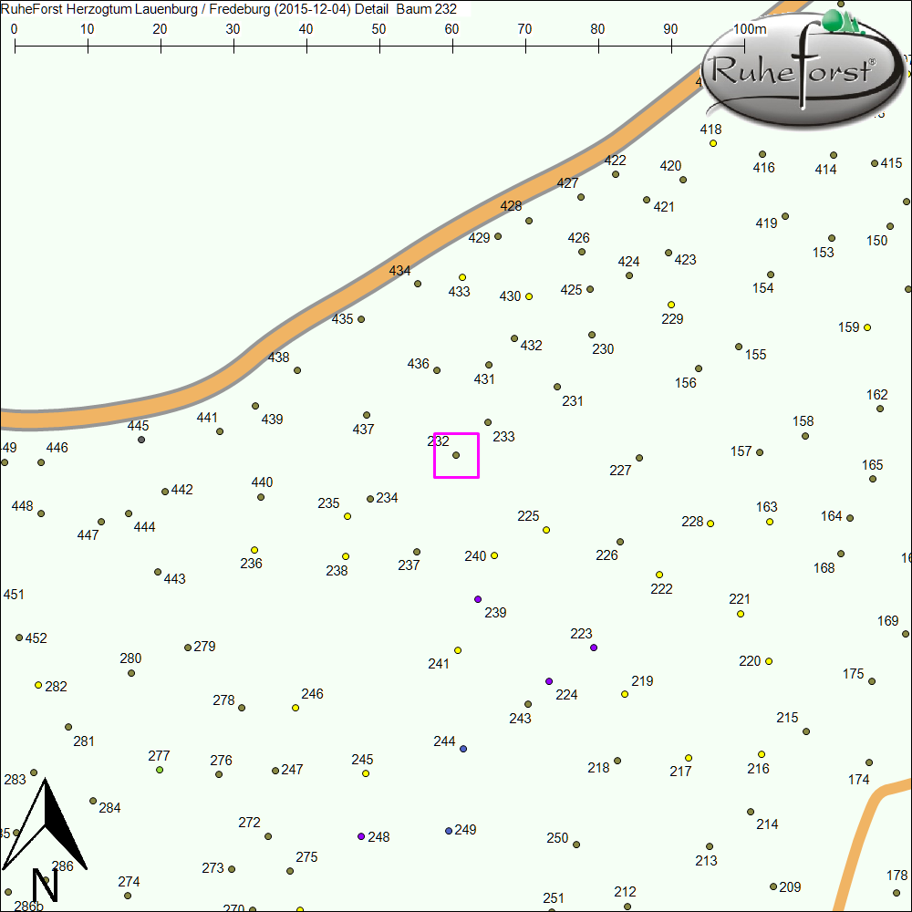 Detailkarte zu Baum 232
