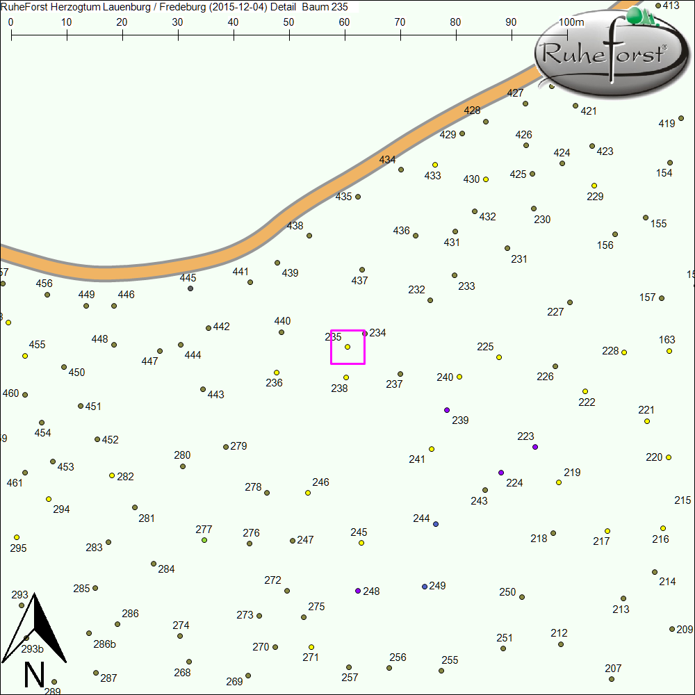 Detailkarte zu Baum 235