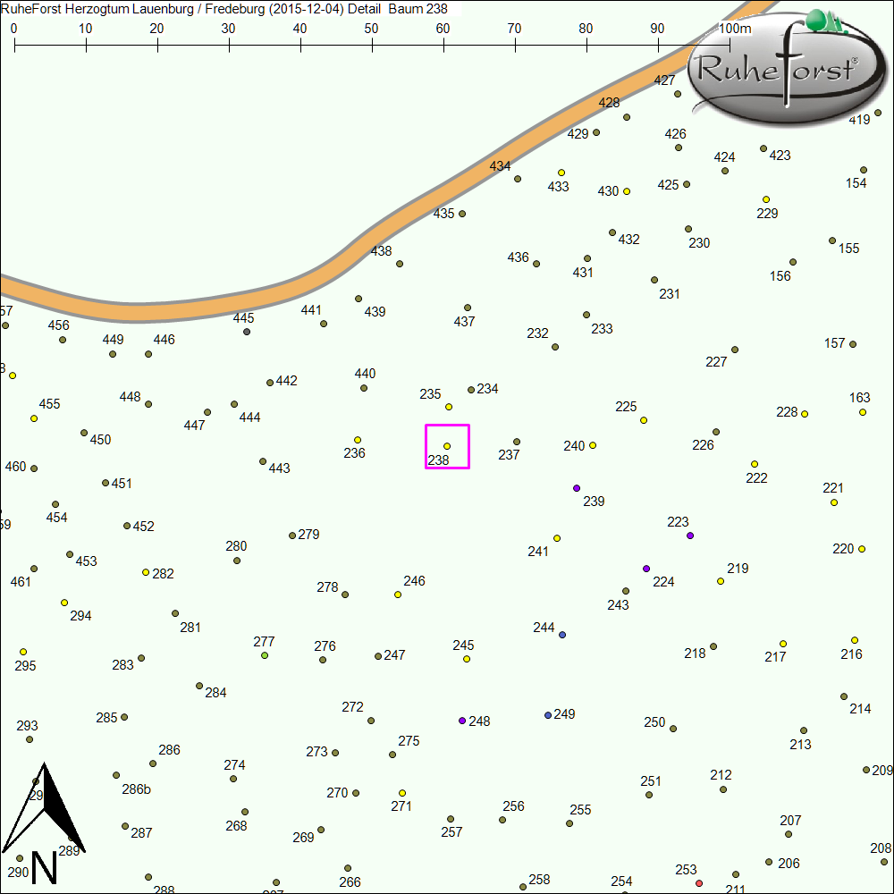 Detailkarte zu Baum 238