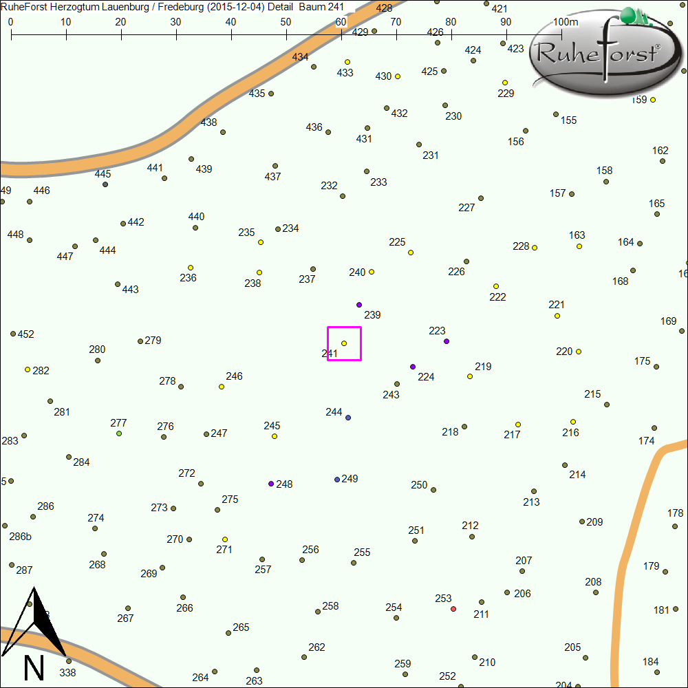Detailkarte zu Baum 241