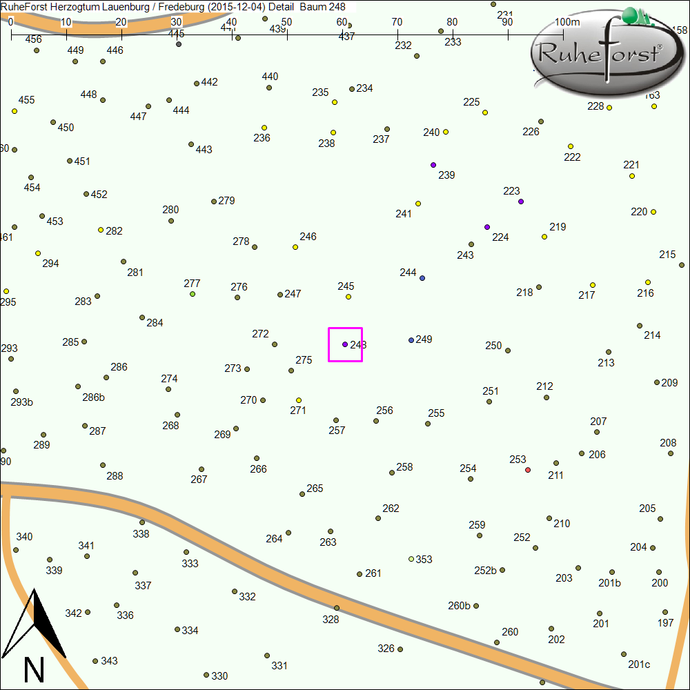 Detailkarte zu Baum 248