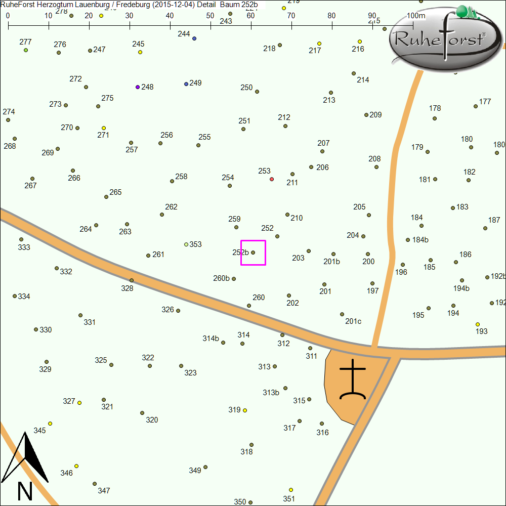 Detailkarte zu Baum 252b