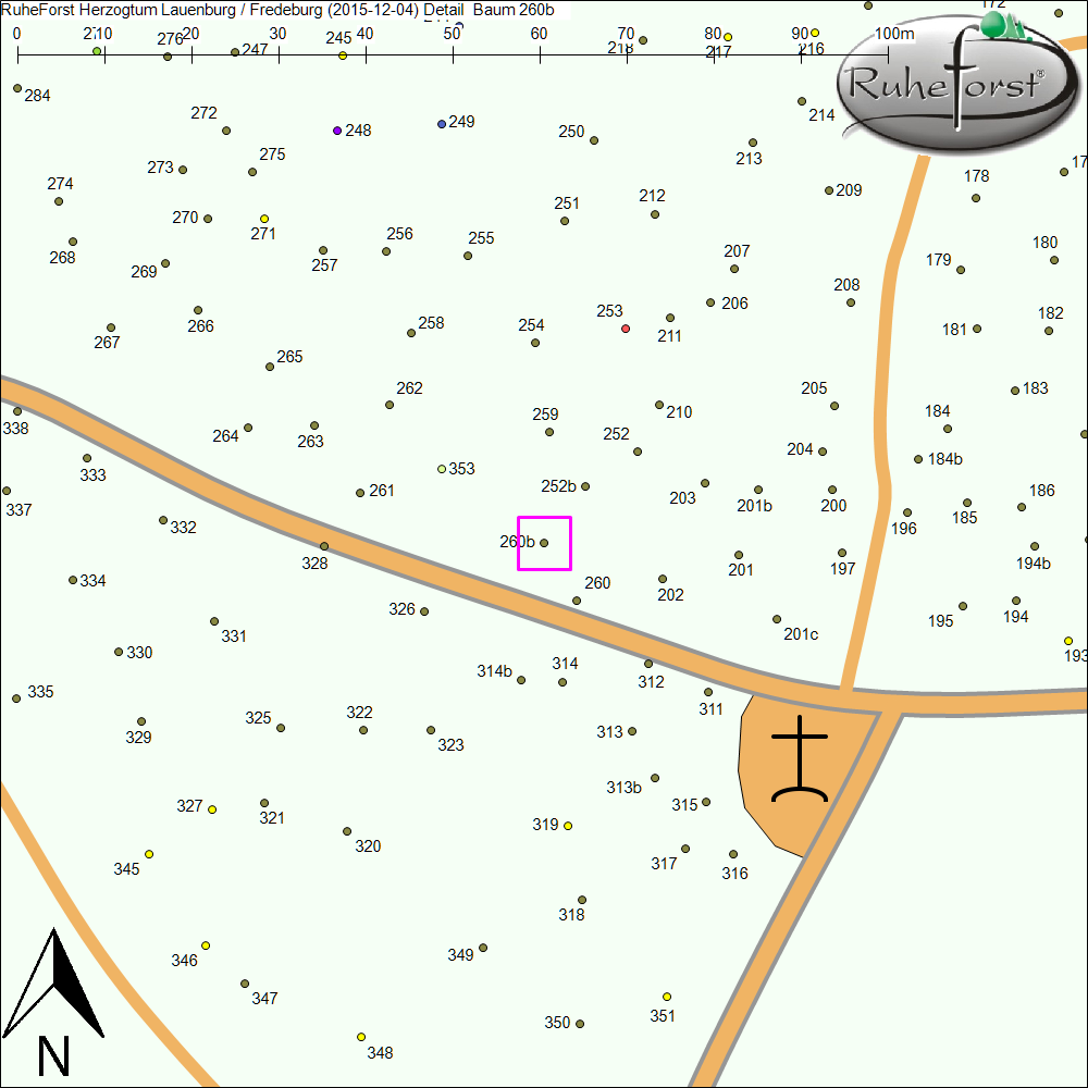 Detailkarte zu Baum 260b