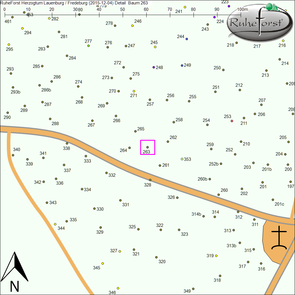 Detailkarte zu Baum 263
