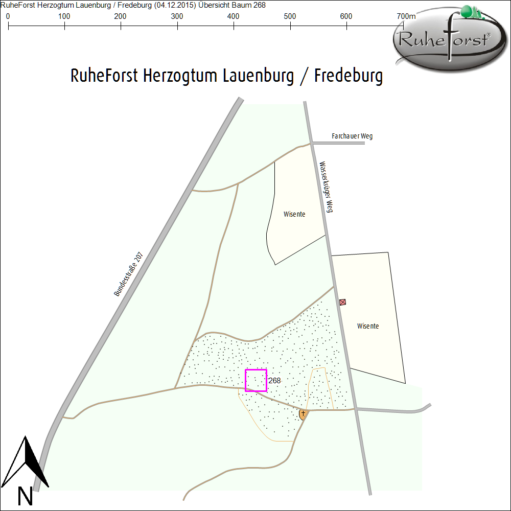 &Uuml;bersichtskarte zu Baum 268