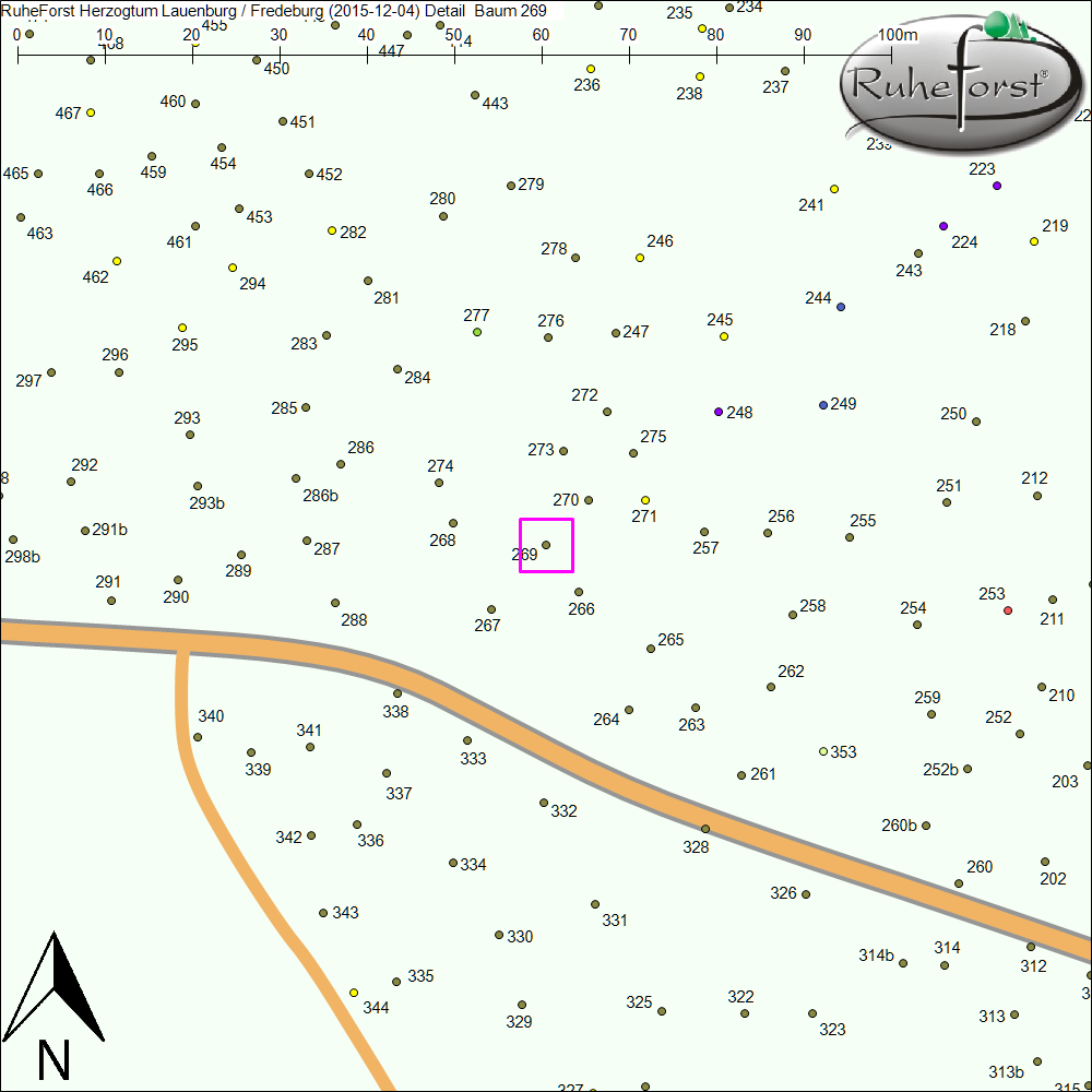 Detailkarte zu Baum 269
