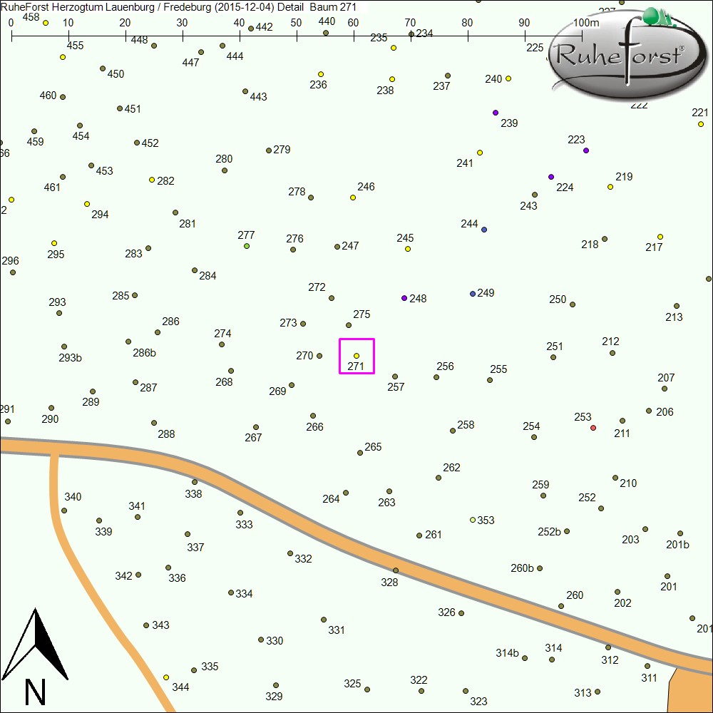 Detailkarte zu Baum 271