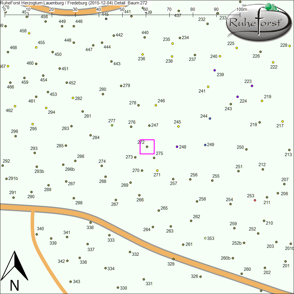 Detailkarte zu Baum 272
