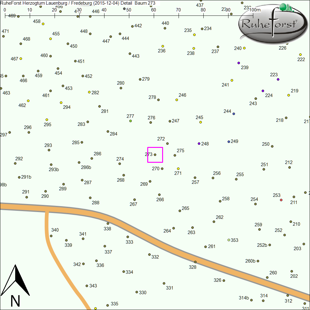 Detailkarte zu Baum 273