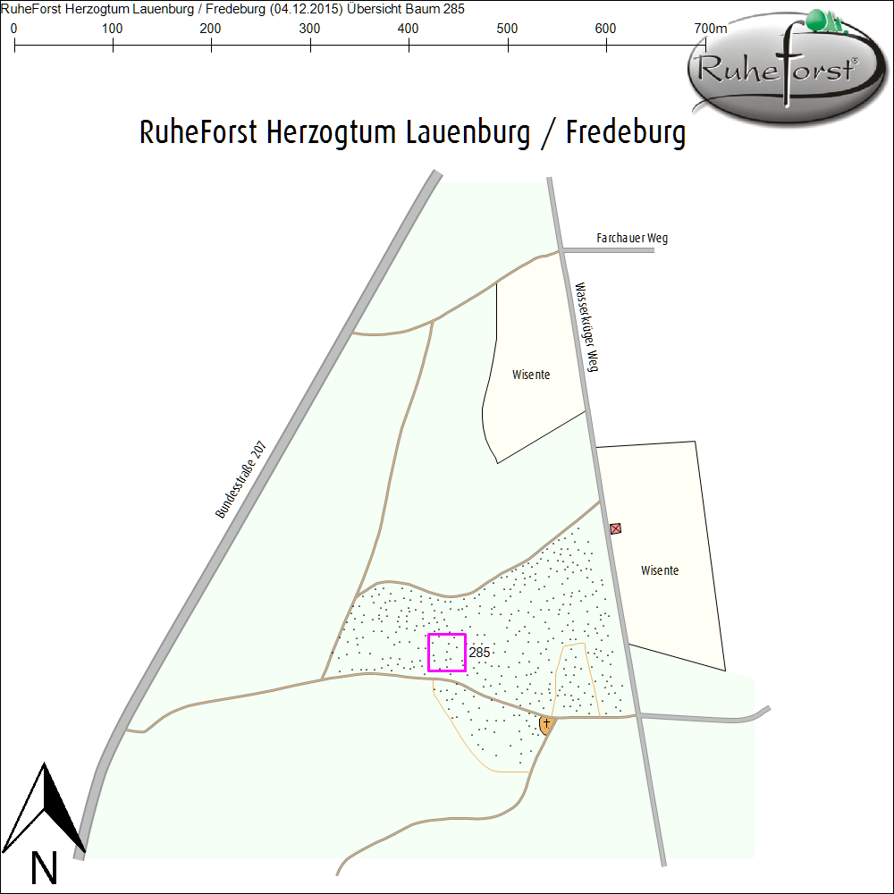 &Uuml;bersichtskarte zu Baum 285