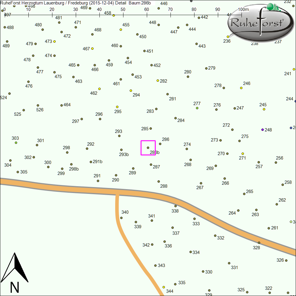 Detailkarte zu Baum 286b